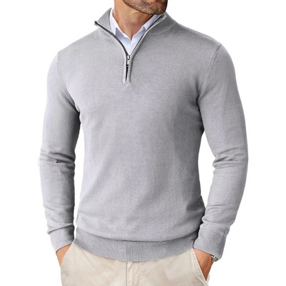Stefan | Quarter-Zip Knit Sweater