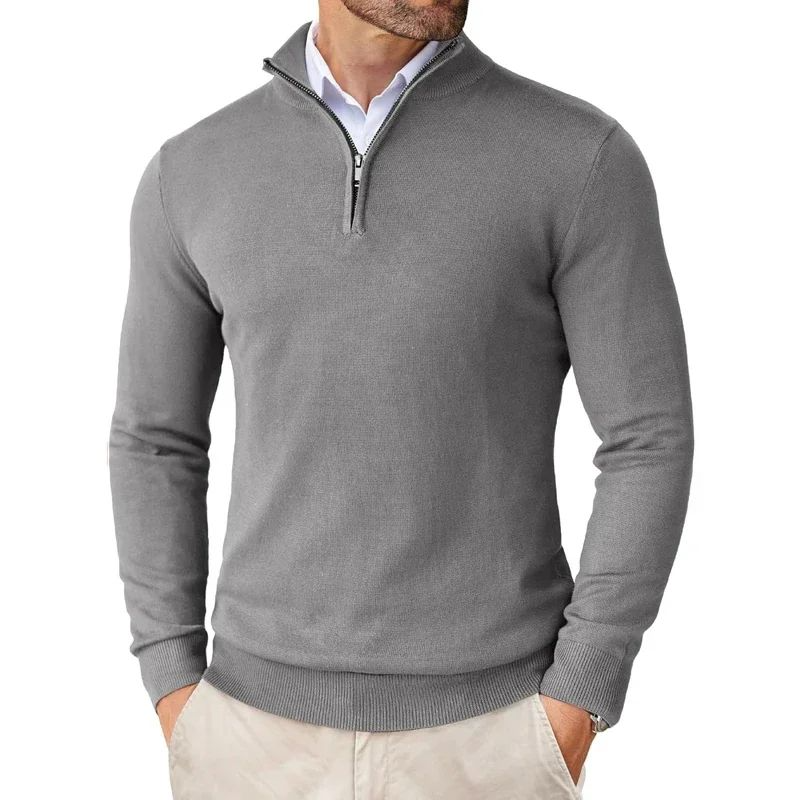 Stefan | Quarter-Zip Knit Sweater