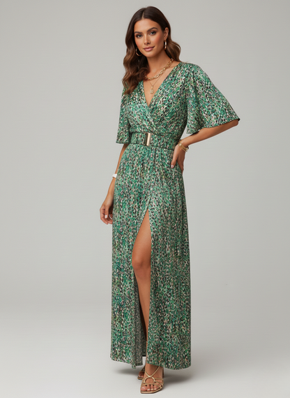 Coralie | Women's Wrap Wedding Guest Maxi Dress