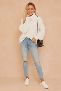 Cambria | Oversized Turtleneck Sweater