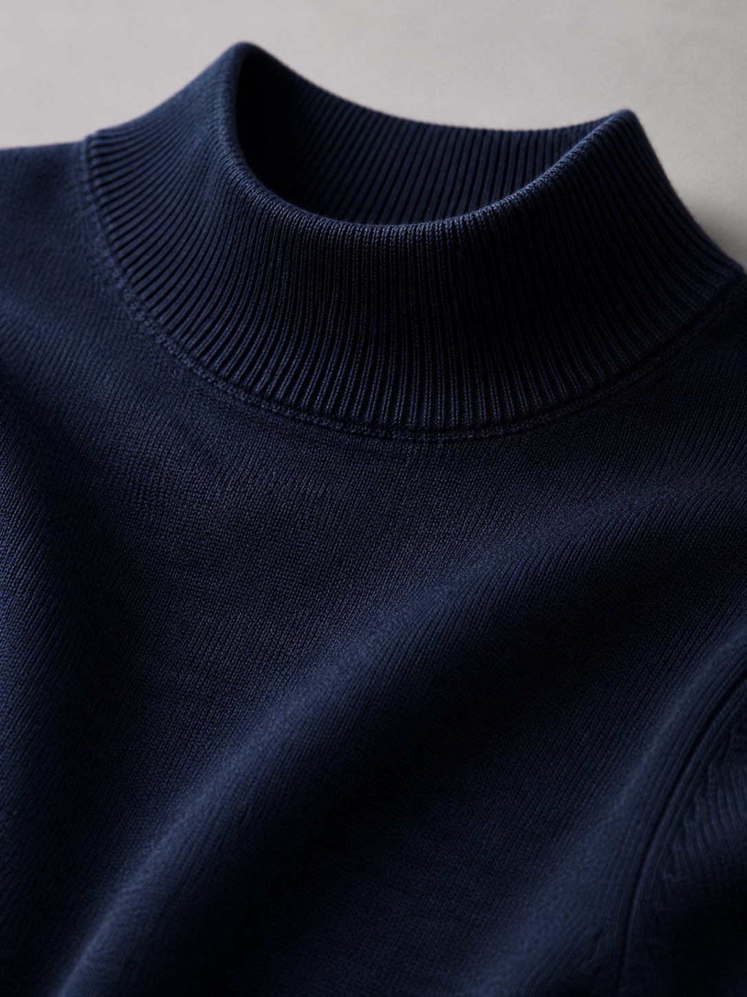 Henri | Slim Fit Mock Neck Knit Sweater