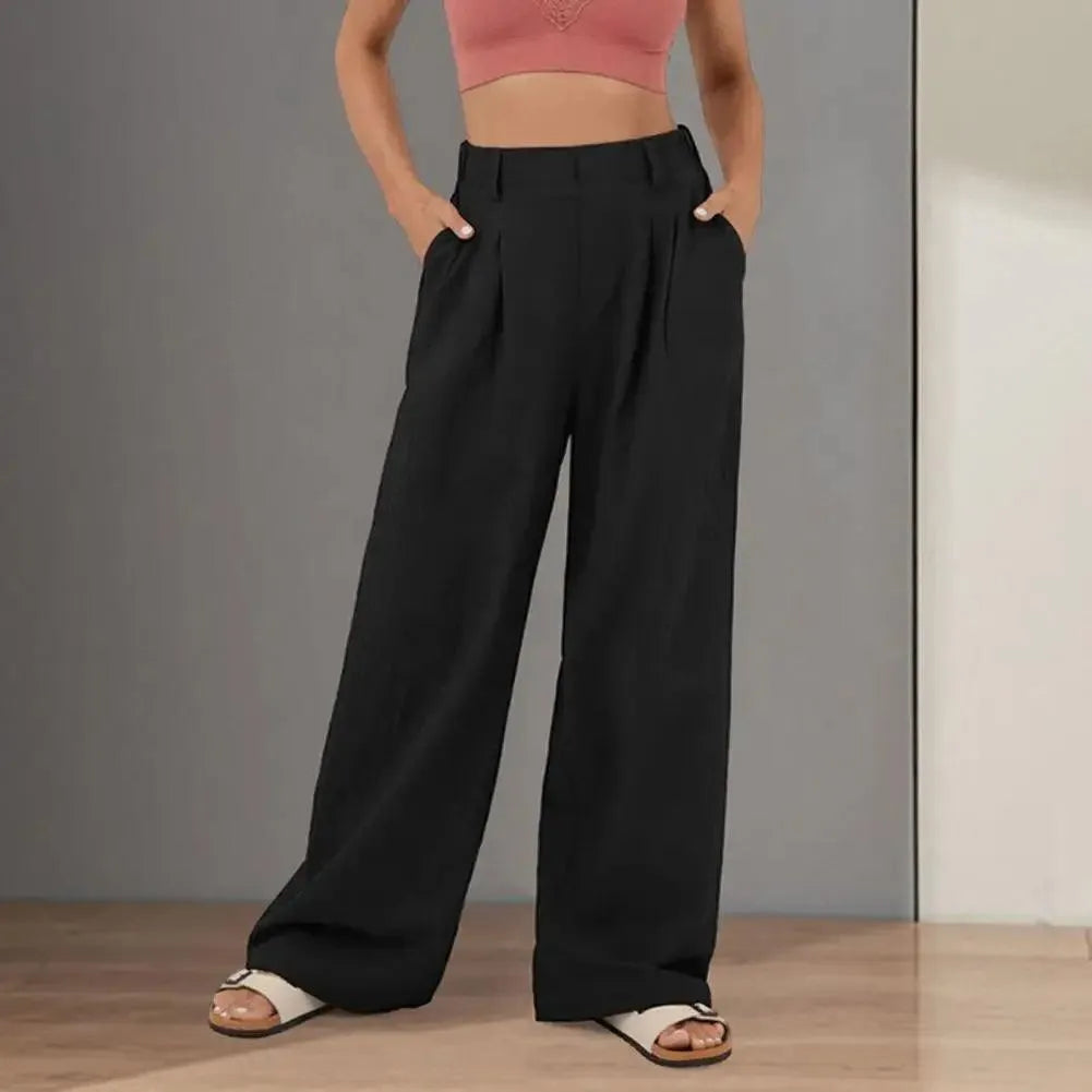 Solvene | Wide-Leg Tailored Work Pants