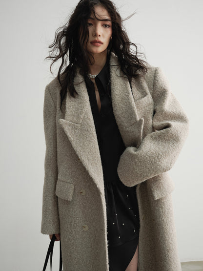 Coralie | Oversized Wool Maxi Coat