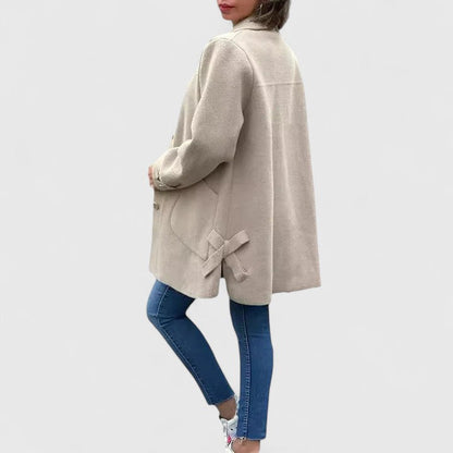 Elea | Oversized Button-Front Layering Coat