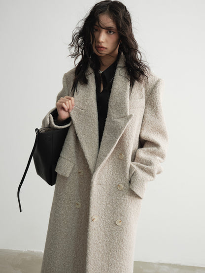 Coralie | Oversized Wool Maxi Coat