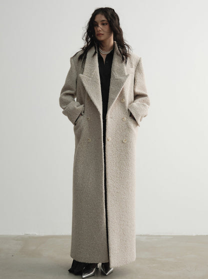 Coralie | Oversized Wool Maxi Coat