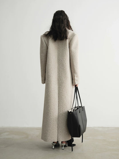 Coralie | Oversized Wool Maxi Coat