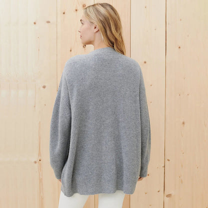 Sienna | Oversized Open Front Cashmere Cardigan