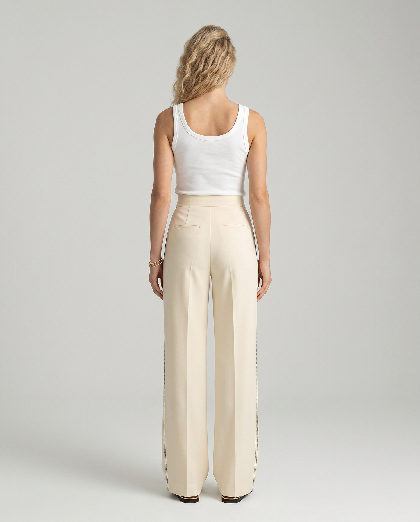 Eloise | High Waist Wide Leg Trousers