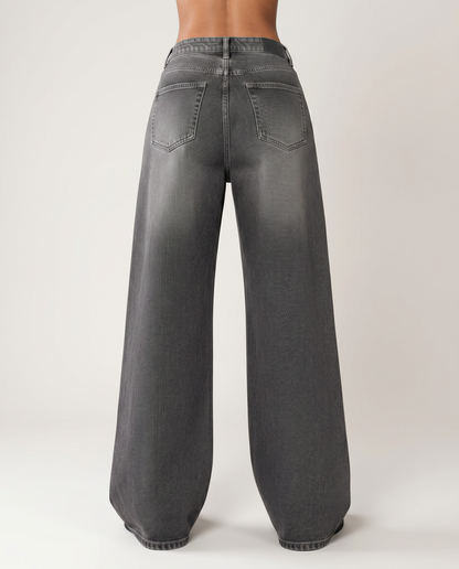 Danica | Distressed Wide Leg Jeans