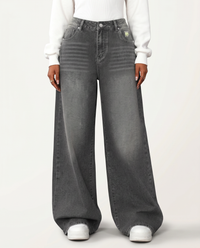 Danica | Distressed Wide Leg Jeans