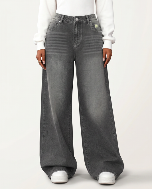 Danica | Distressed Wide Leg Jeans