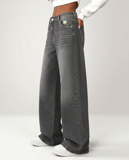 Danica | Distressed Wide Leg Jeans