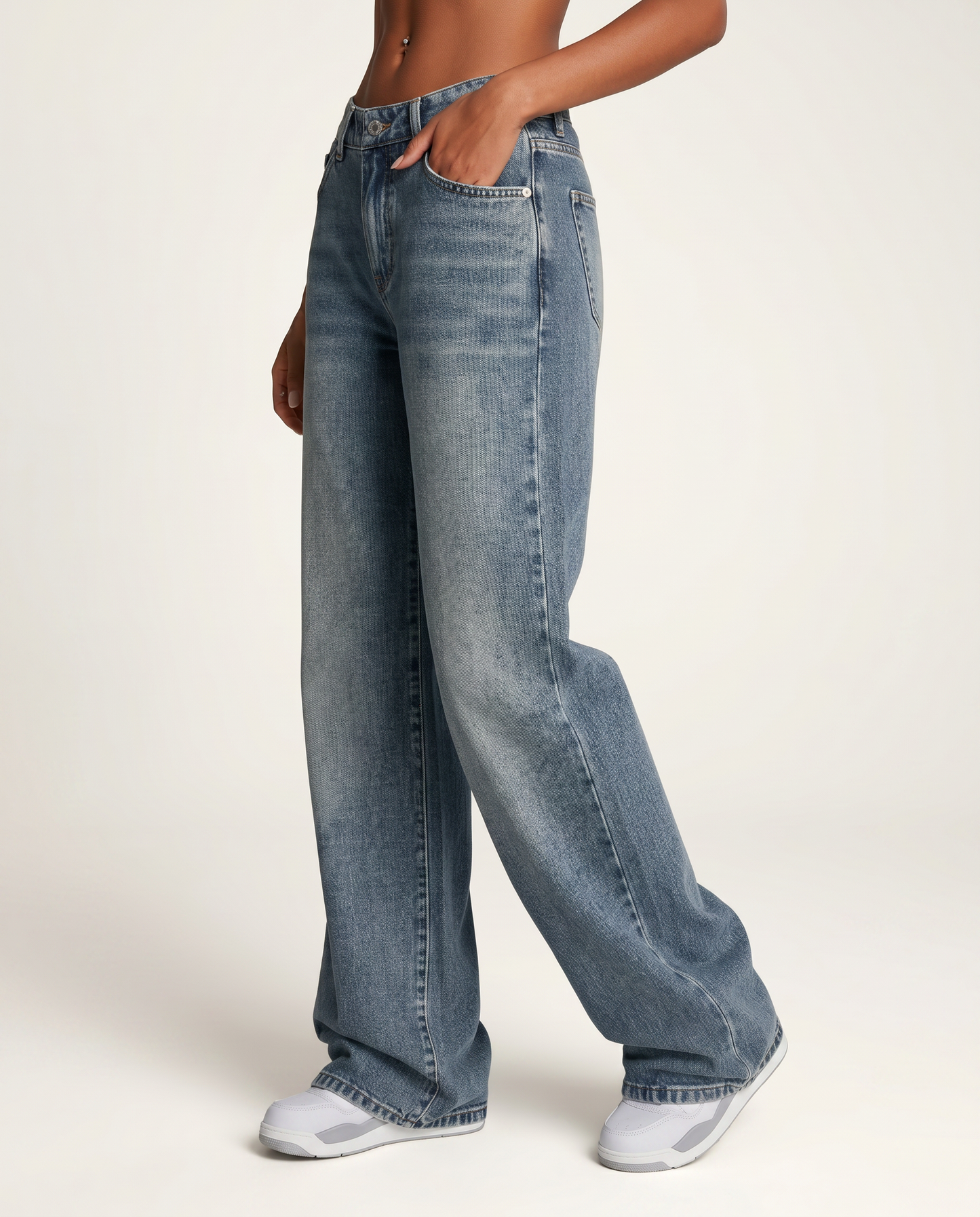 Evelina | Extra Long Wide Leg Jeans