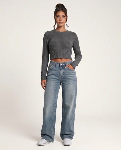 Evelina | Extra Long Wide Leg Jeans