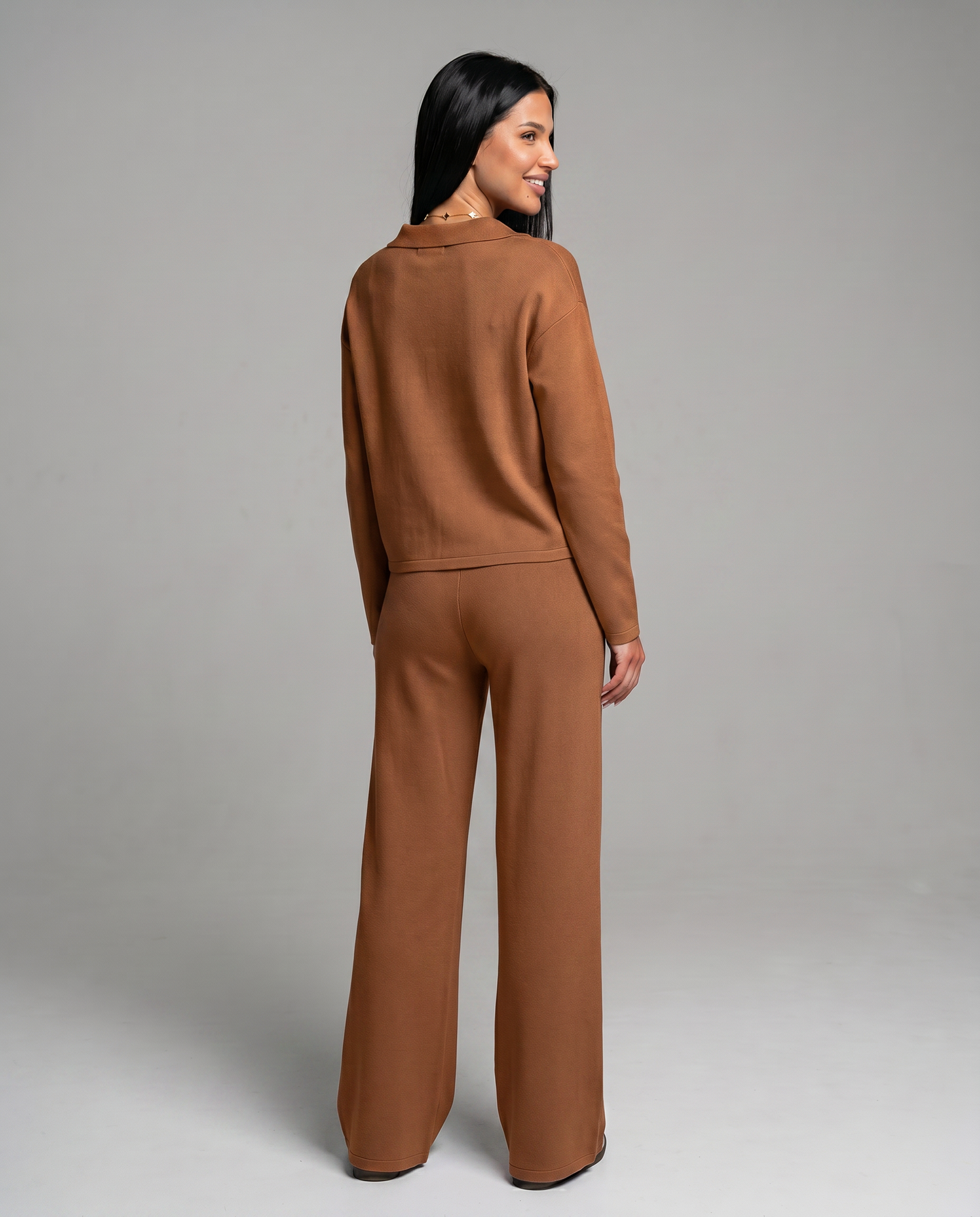 Maria | Two Piece Set with Wide Leg Pants