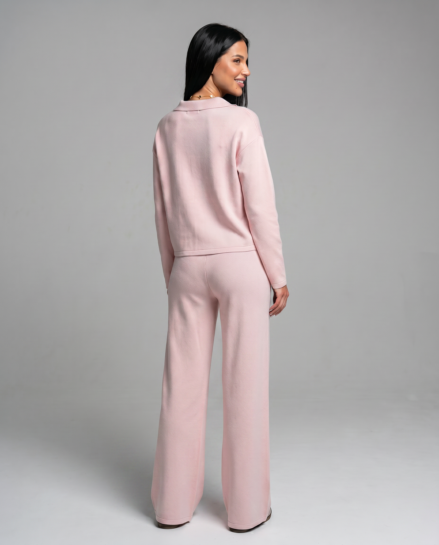 Maria | Two Piece Set with Wide Leg Pants