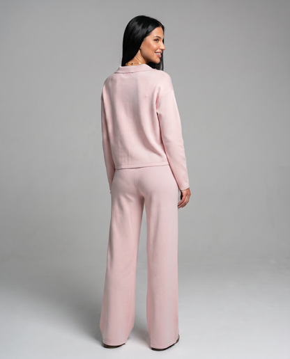 Maria | Two Piece Set with Wide Leg Pants