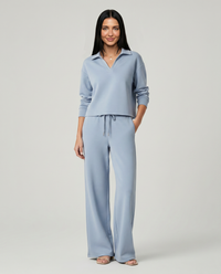 Maria | Two Piece Set with Wide Leg Pants