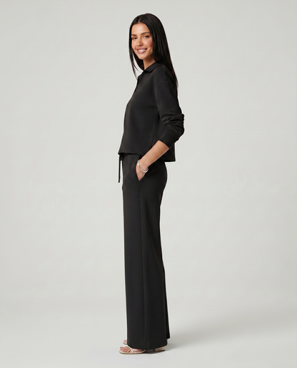 Maria | Two Piece Set with Wide Leg Pants