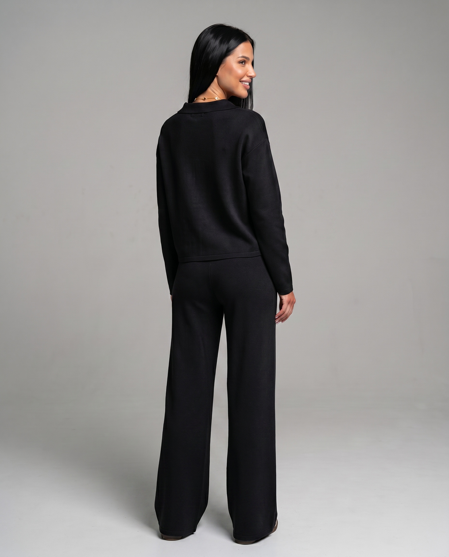 Maria | Two Piece Set with Wide Leg Pants