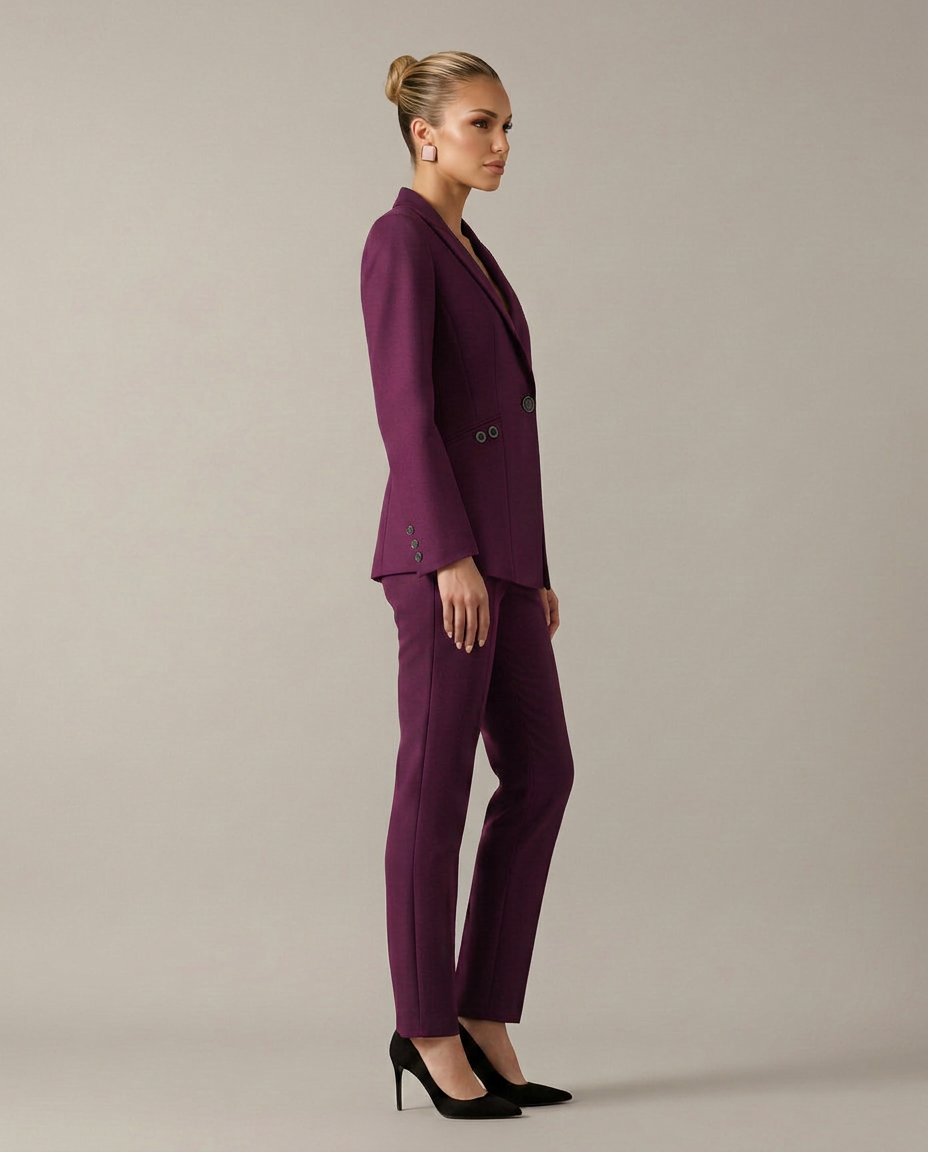 Tivara | Single Button Blazer Trouser Set