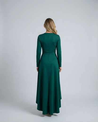 Rosalind | Long Sleeve Wrap Midi Dress