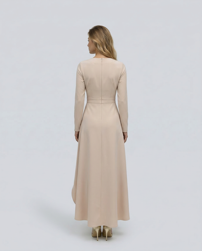 Rosalind | Long Sleeve Wrap Midi Dress