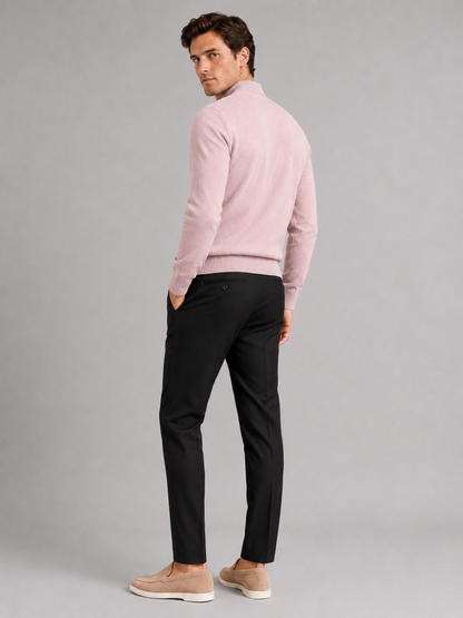 Henri | Slim Fit Mock Neck Knit Sweater