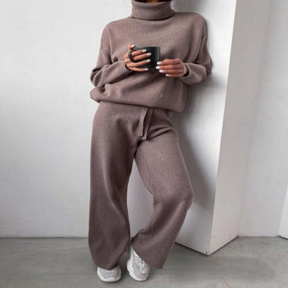 Mathilde | Turtleneck Knit Sweater Set