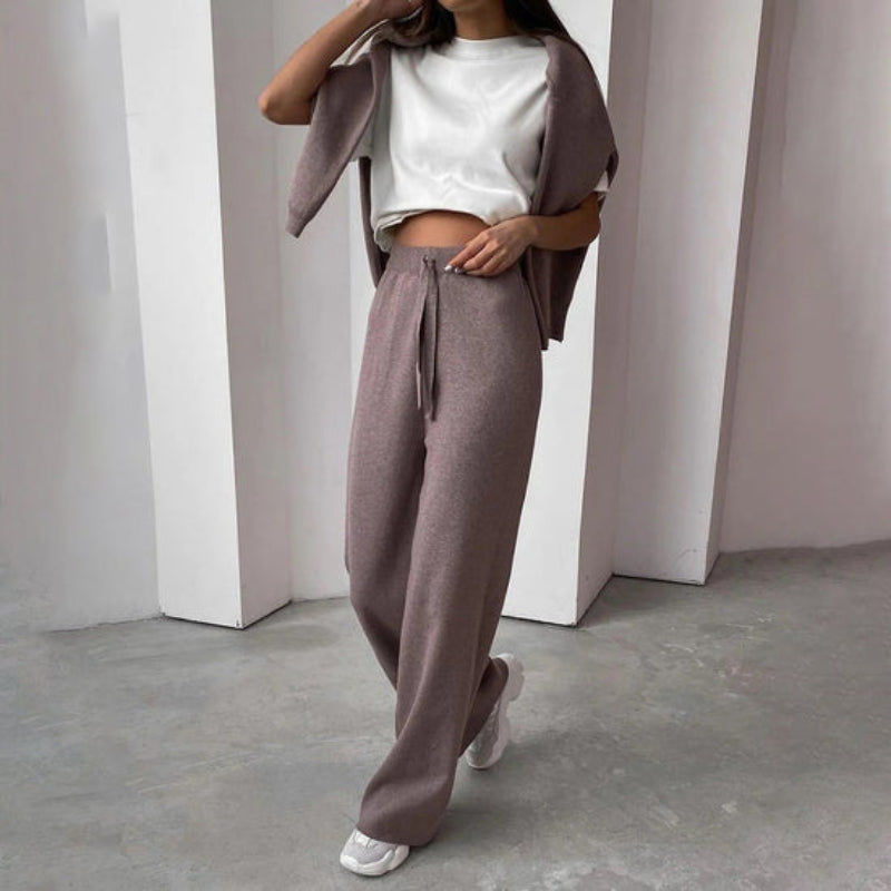 Mathilde | Turtleneck Knit Sweater Set