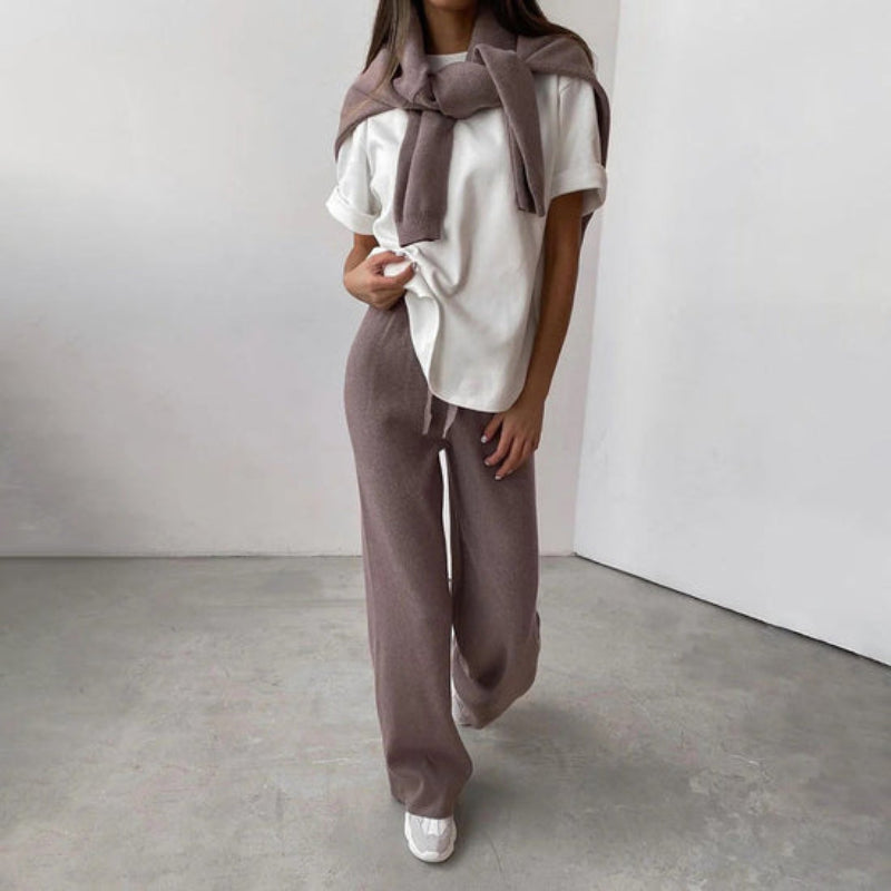 Mathilde | Turtleneck Knit Sweater Set
