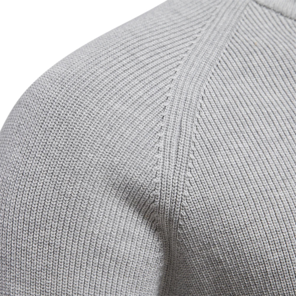Bastian | Men's Zip-Up Wool Blend Sweater