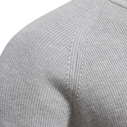 Bastian | Men's Zip-Up Wool Blend Sweater