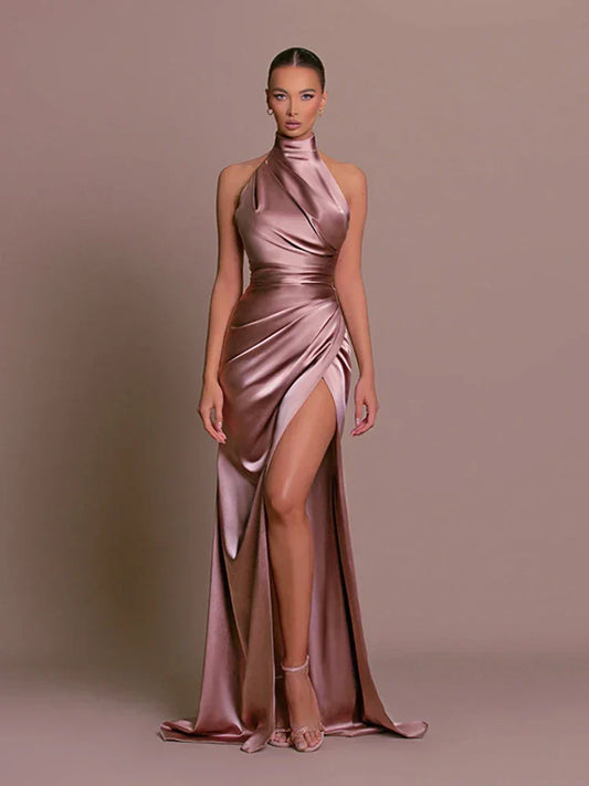 Capucine | Women's High Slit Maxi Dress