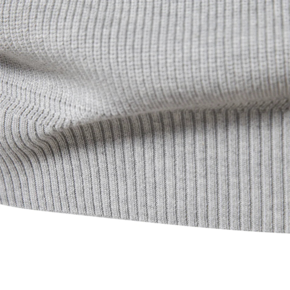 Bastian | Men's Zip-Up Wool Blend Sweater