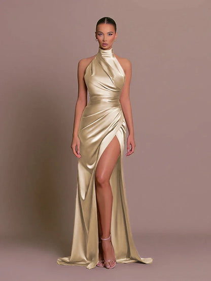 Capucine | Women's High Slit Maxi Dress