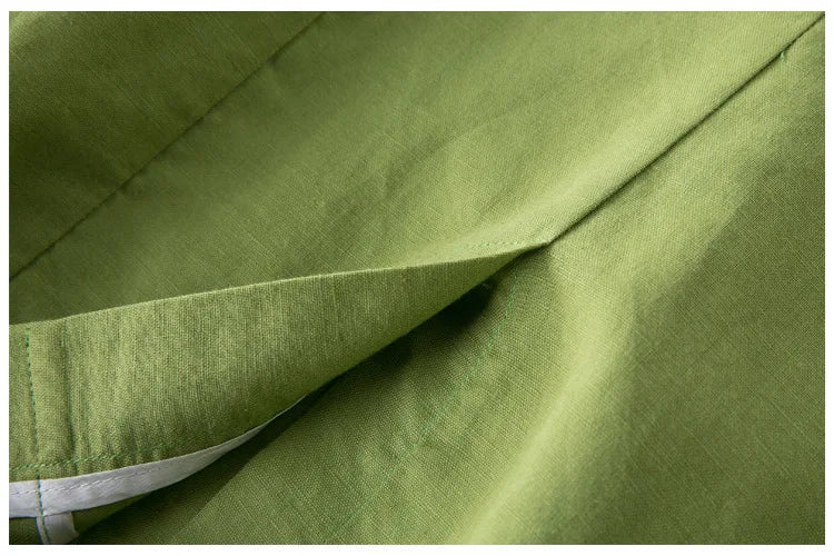 Odile | Tailored Linen Single-Button Blazer