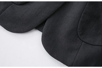 Odile | Tailored Linen Single-Button Blazer