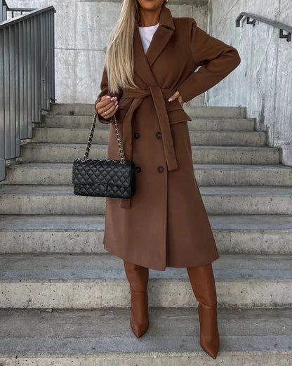 Mirava | Double Breasted Coat Classic Fit