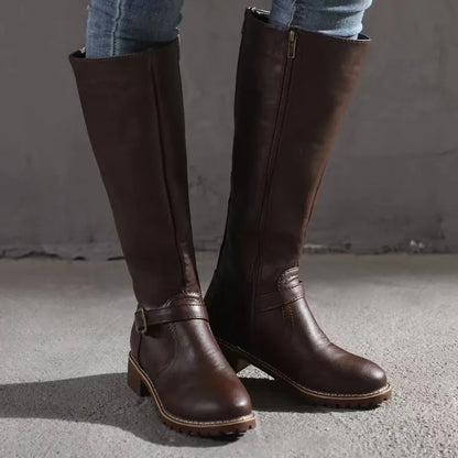 Velmora | Comfortable Leather Ankle Boots