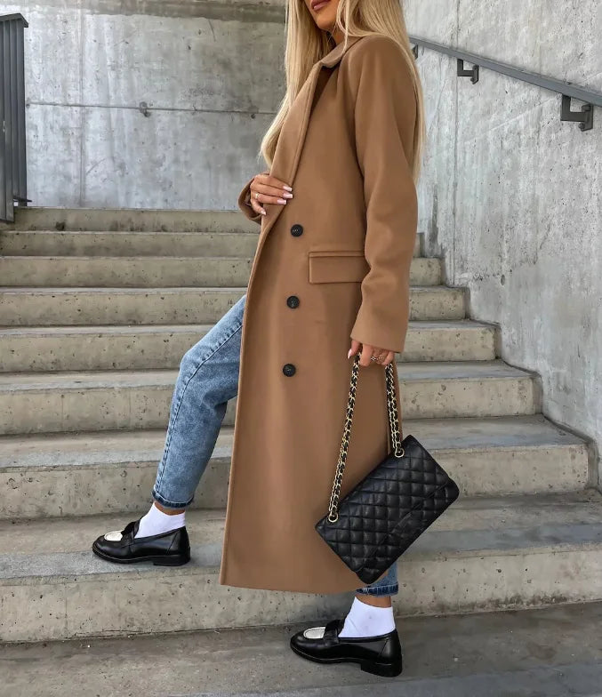Mirava | Double Breasted Coat Classic Fit