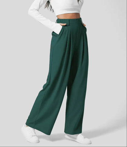 Solvene | Wide-Leg Tailored Work Pants
