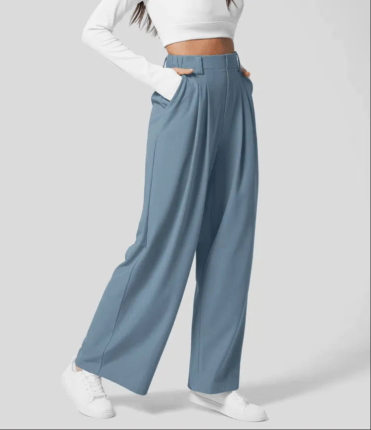 Solvene | Wide-Leg Tailored Work Pants