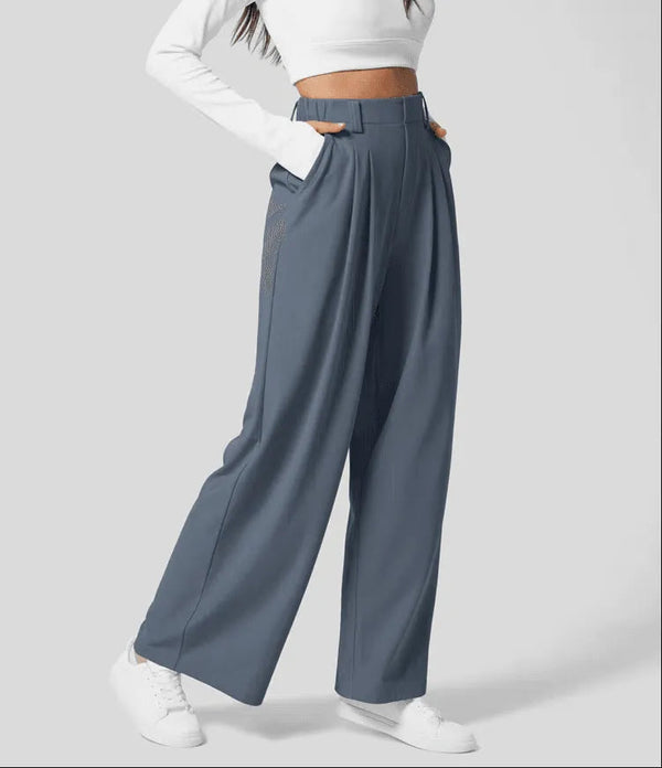 Solvene | Wide-Leg Tailored Work Pants