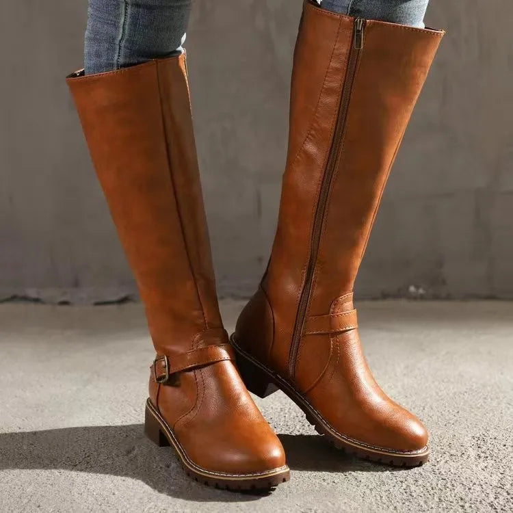 Velmora | Comfortable Leather Ankle Boots
