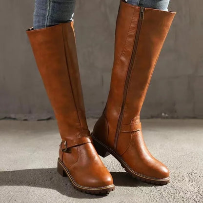 Velmora | Comfortable Leather Ankle Boots