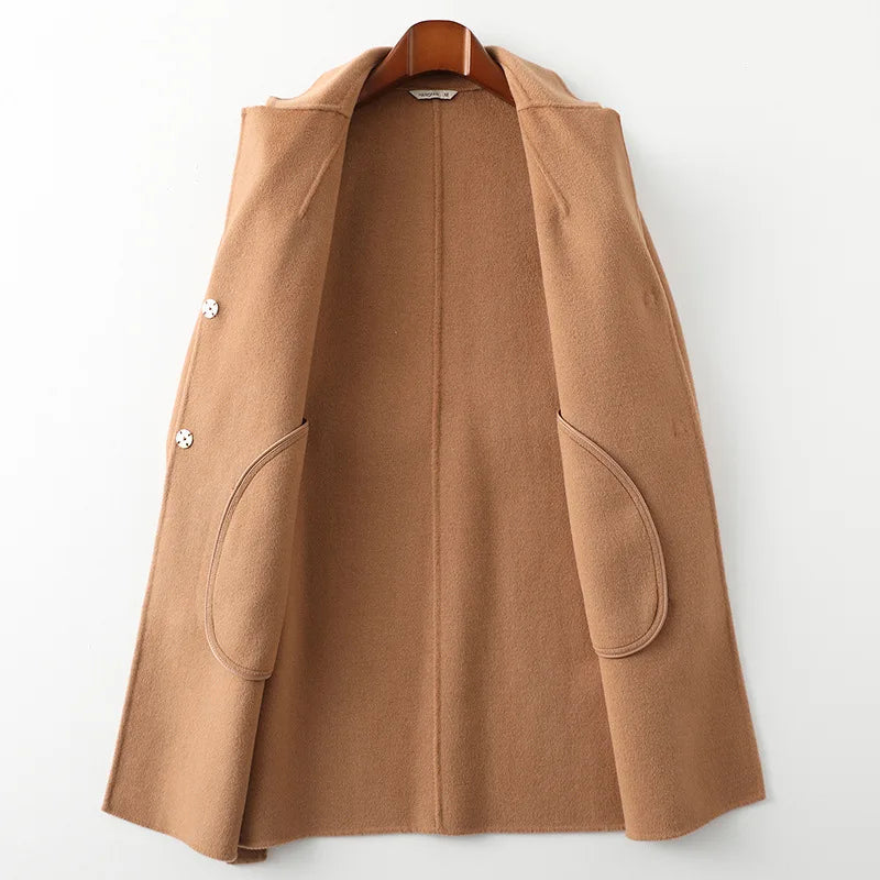 Romilda | Belted Wool Midi Coat