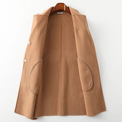 Romilda | Belted Wool Midi Coat
