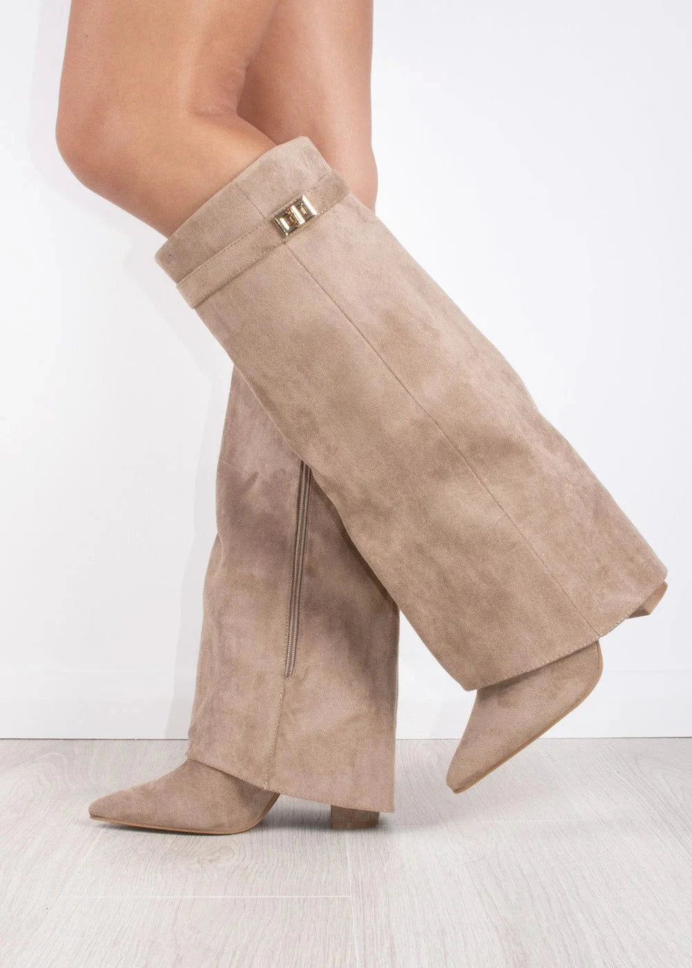 Seravelle | Slouch Knee High Heeled Boots